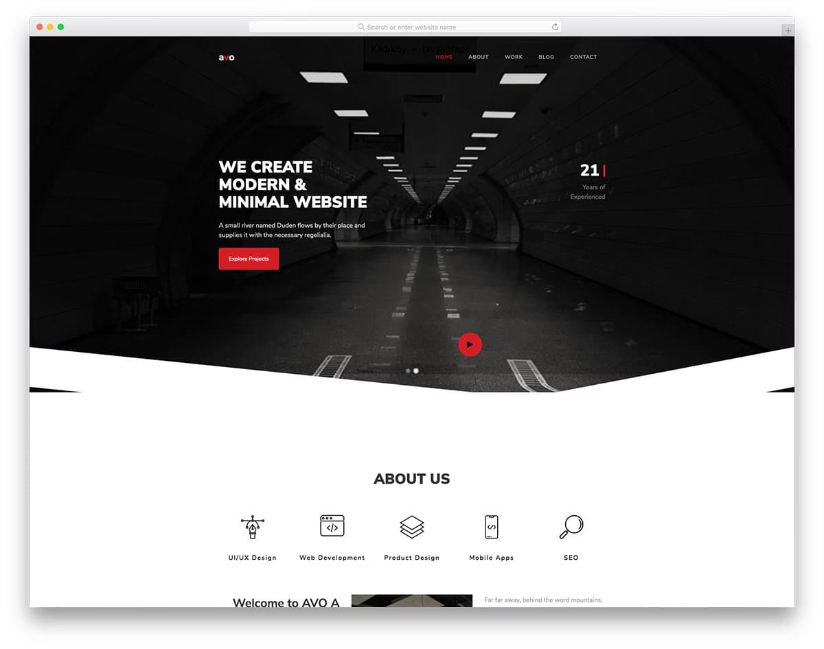 Business & Portfolio Websites